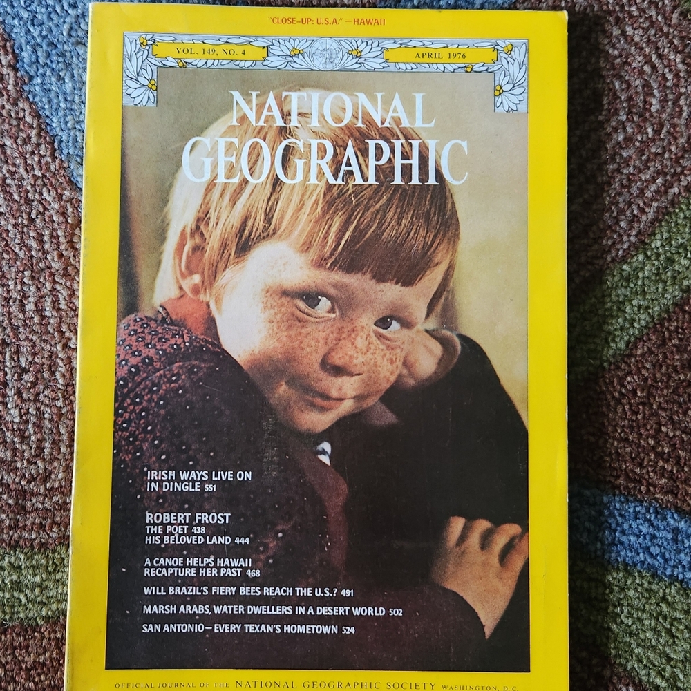 April 1976 issue of National Geographic
